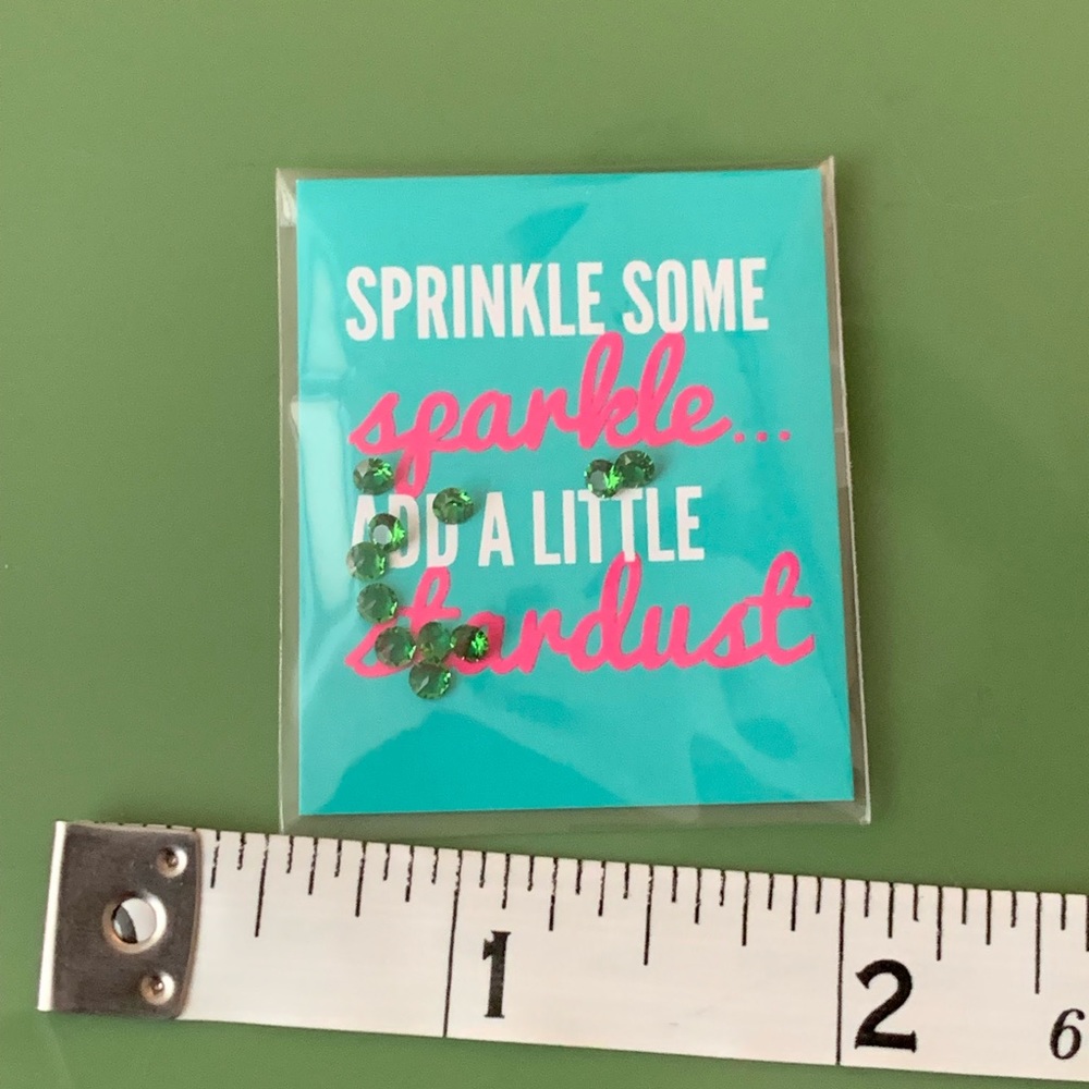 11 Green Origami Owl Swarovski Crystals